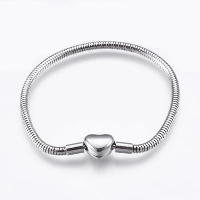 PULSERA ACERO INOX. ESTILO EUROPEO 18CM2