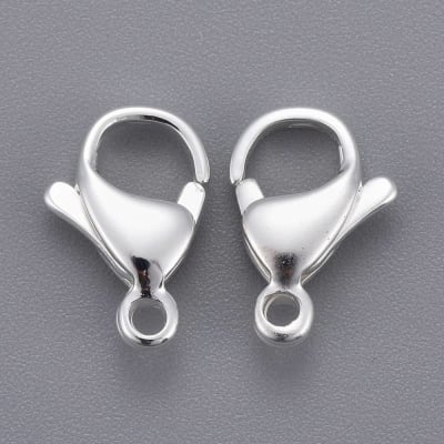 BROCHE LANGOSTA B/PLATA 925 13X8MM