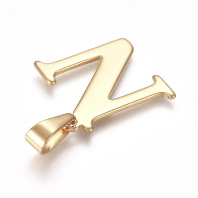 COLGANTE ACERO INOX. INICIAL N 26X22MM