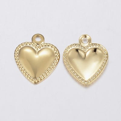 COLGANTE ACERO INOX. CORAZON INFLADO 10X8MM1
