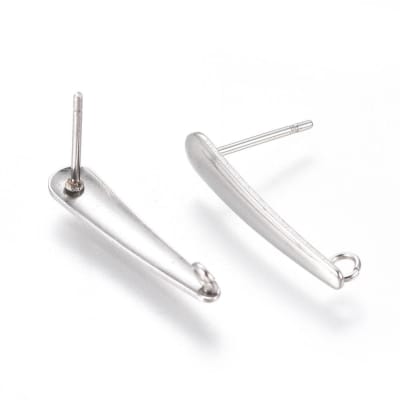 BASE DE ARO ACERO INOX. PALITO 20X4MM1