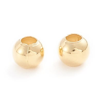 SEPARADOR ACERO INOX. BALIN DORADO 4MM INT:1.6MM1