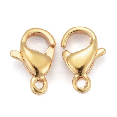 BROCHE LANGOSTA ACERO INOX. B/O 9X6MM