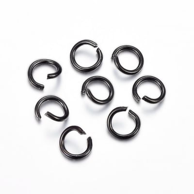 ARGOLLA DE UNION ACERO INOX. NEGRO 5X0.8MM