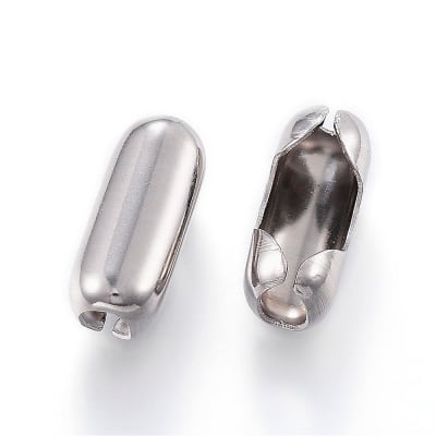 TERMINAL ACERO INOX. CADENA MILITAR 4.5MM1