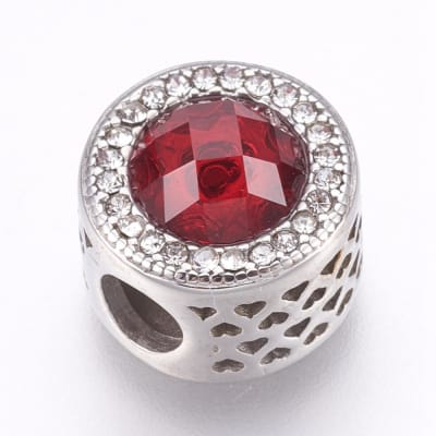 PASADOR ACERO PLANO REDONDO ROJO 12X10MM