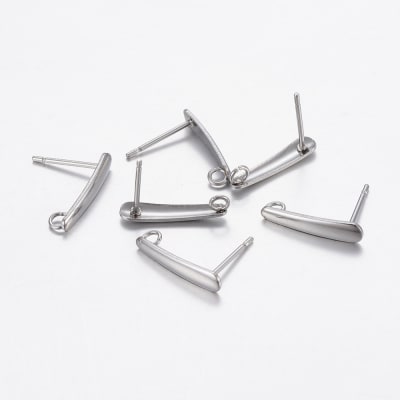 BASE DE ARO ACERO INOX. PALITO 15X3MM1