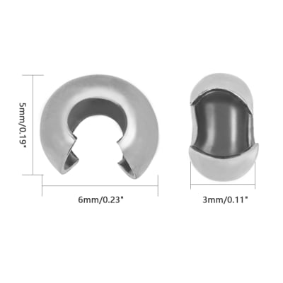 TAPA NUDO TIPO C ACERO INOX. 5MM