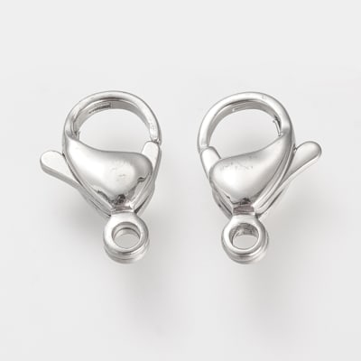 BROCHE LANGOSTA ACERO INOX. 9X6MM