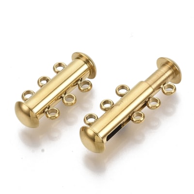 BROCHE TERMINAL CON 6 ARGOLLAS B/O 20X10MM