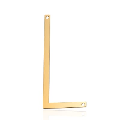 CONECTOR ACERO INOX. INICIAL L 37X17MM