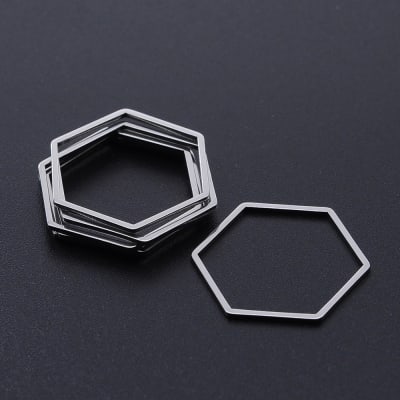 FIGURA ACERO INOX. HEXAGONO 20X23MM1