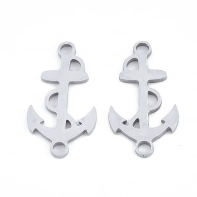 COLGANTE ACERO INOX. CRUZ/ANCLA 20X11MM