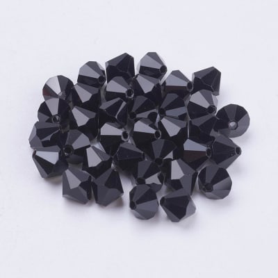 CRISTAL SWAROSKY JET NEGRO 6MM