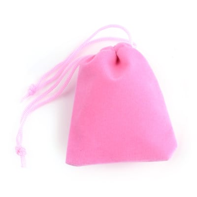 BOLSAS TERCIOPELO ROSA 12X10MM 50UND1