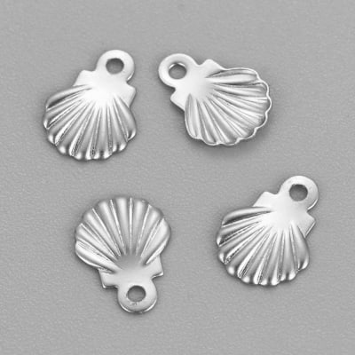 COLGANTE ACERO INOX. OSTRA PEQ. 7X5MM