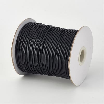 HILO DE POLIESTER ENCERADO 1.5MM NEGRO APROX. 160METROS1