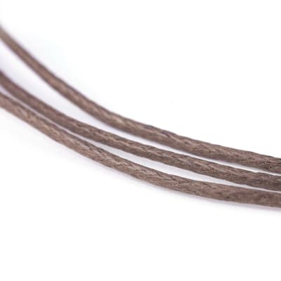 HILO DE ALGODON ENCERADO 1MM SADDLE BROWN
