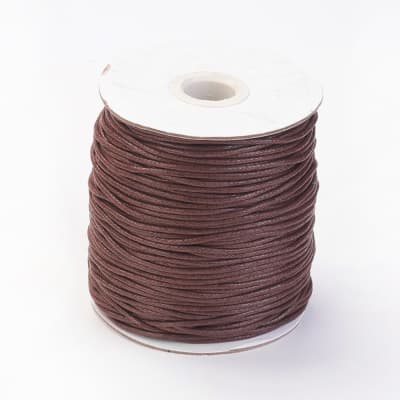 HILO DE ALGODON ENCERADO 1.5MM SADDLE BROWN1