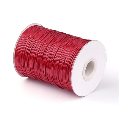 HILO DE POLIESTER ENCERADO 1.0MM ROJO LADRILLO1
