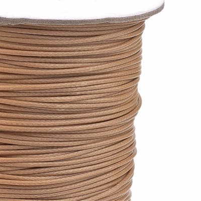 HILO DE POLIESTER ENCERADO 1MM PIEL DE SERPIENTE BURLYWOOD1
