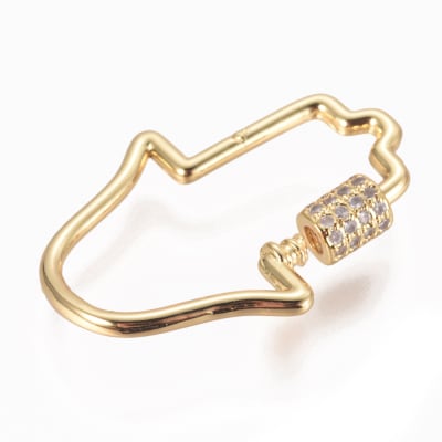 BROCHE TORNILLO MANO DE FATIMA B/O CON ZIRCONES 31X24MM1