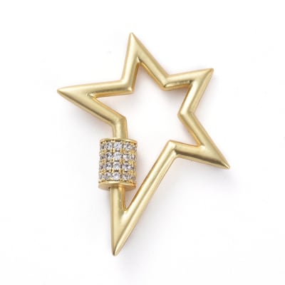 BROCHE TORNILLO ESTRELLA B/O CON ZIRCONES 30X20MM1