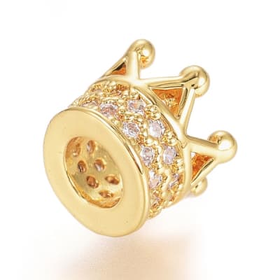 PASADOR  CORONA B/O CON ZIRCONES 7X5MM1