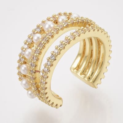 CUFF PERLAS ZIRCON TRIPLE 28X23MM1