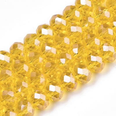 CRISTAL AUSTRIACO POR TIRA 4X3MM ELECTROPLATE AMARILLO1