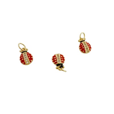 COLGANTE B/O CHINITA ESMALTADA PEQUEÑA CON ZIRCONES 7.7X11MM1
