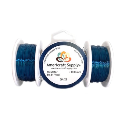 ALAMBRE AMERICRAFT SUPPLY BLUE TOPAZ CALIBRE 281