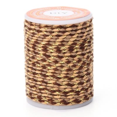 HILO DE ALGODON TRENZADO BURLYWOOD 1.5MM