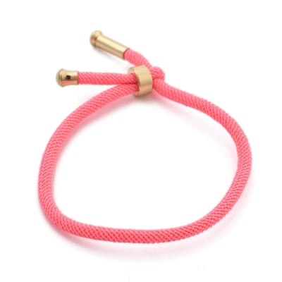 PULSERA AJUSTABLE B/O CORDON LISO ROSA1