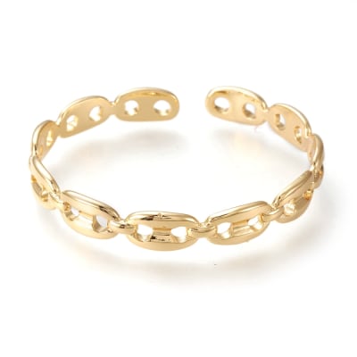 PULSERA B/ORO  ESLABON GUCCI 9MM1