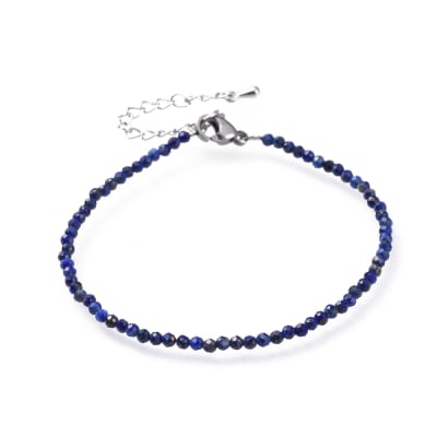 PULSERA B/PLATINO LAPISLAZULI 1.5MM1