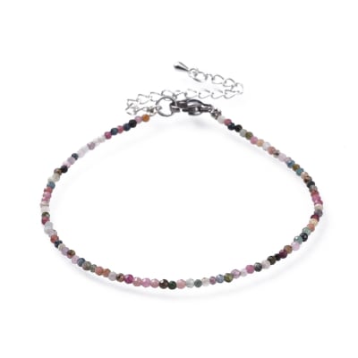 PULSERA B/PLATINO TURMALINA 1.5MM1