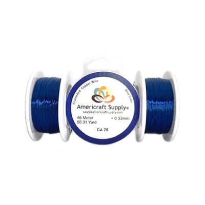 ALAMBRE AMERICRAFT SUPPLY BLUE CALIBRE 281
