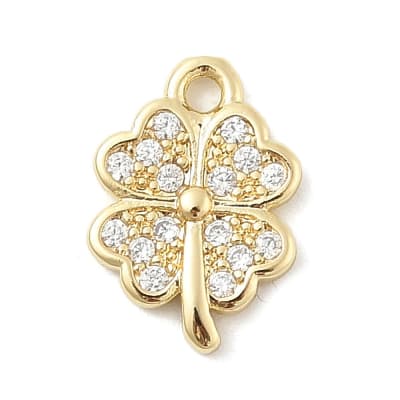 COLGANTE B/O 14K TREBOL PETALOS CORAZON CON ZIRCONES2