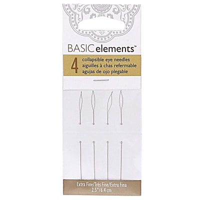 AGUJAS DE OJOS PLEGABLES DE 2,5 PULGADAS (6,4CM) FINAS