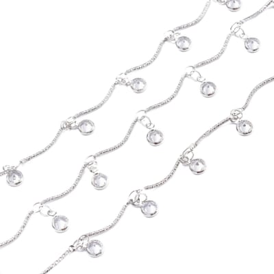 CADENA POR METRO B/PLATINO ESLABON ALARGADO CON TEXTURA ZIRCON1