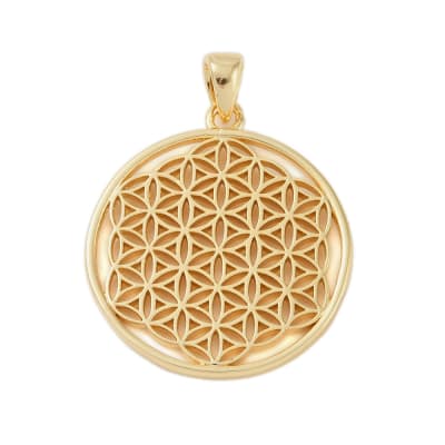 COLGANTE B/O 18K MANDALA REDONDA 34X30MM1