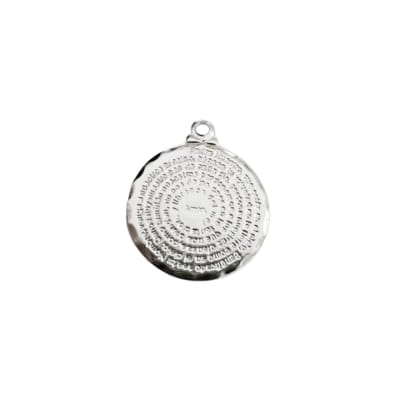 COLGANTE B/PLATA 3MLS PADRE NUESTRO 15MM GALVANIZADO1