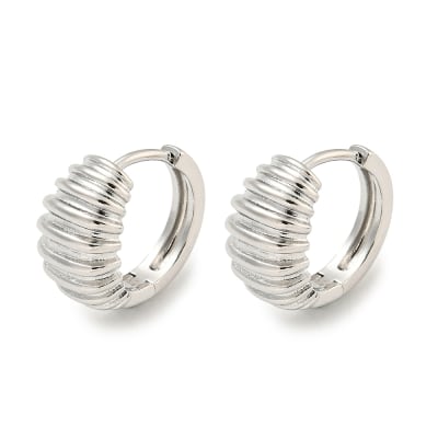 AROS LISTOS B/PLATINO ORUGA 14X9MM