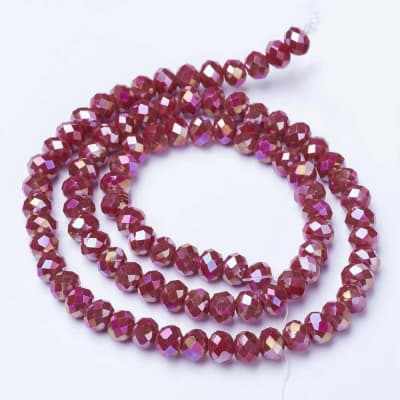 CRISTAL AUSTRIACO POR TIRA 4X3MM MARRON AB1