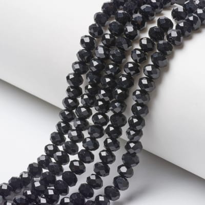 CRISTAL AUSTRIACO POR TIRA 4X3MM NEGRO 2