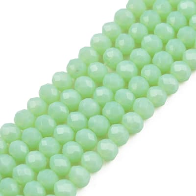CRISTAL AUSTRIACO POR TIRA 4X3MM VERDE PALIDO 22
