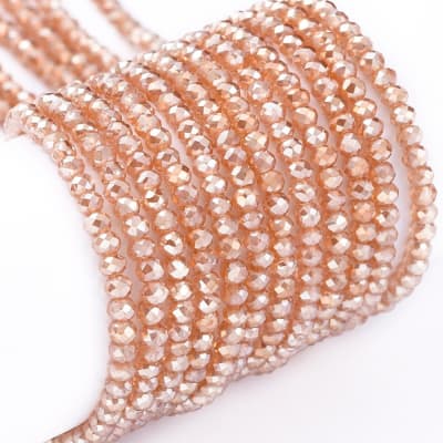 CRISTAL AUSTRIACO 2MM POR TIRA ARENA