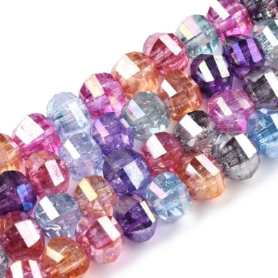 CRISTAL AUSTRIACO POR TIRA ELECTROPLATE AB 8X6MM1