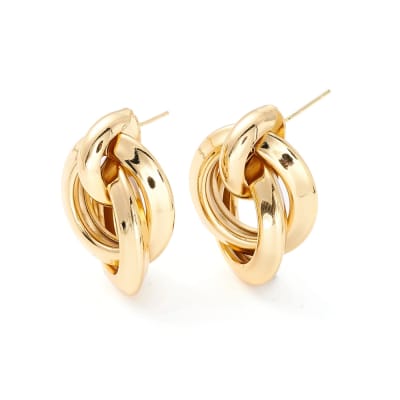 AROS LISTOS B/O ARGOLLAS ENTRELAZADAS 32X24MM